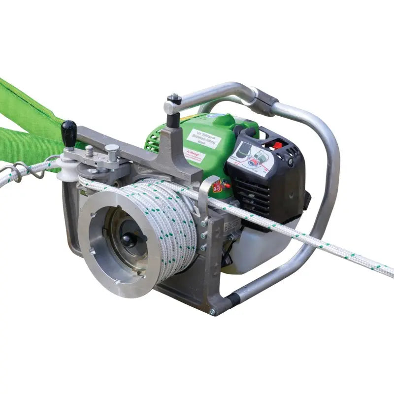 EDER Powerwinch 1800 Spillwinde Forst Seilwinde 1800 kg Zugkraft mit 2 Gang Motor