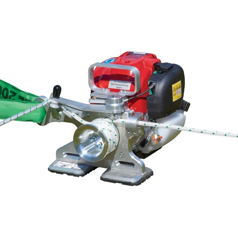 EDER Powerwinch 500 Seilwinde leichte Forstseilwinde mit Honda Motor 500 kg Zugkraft