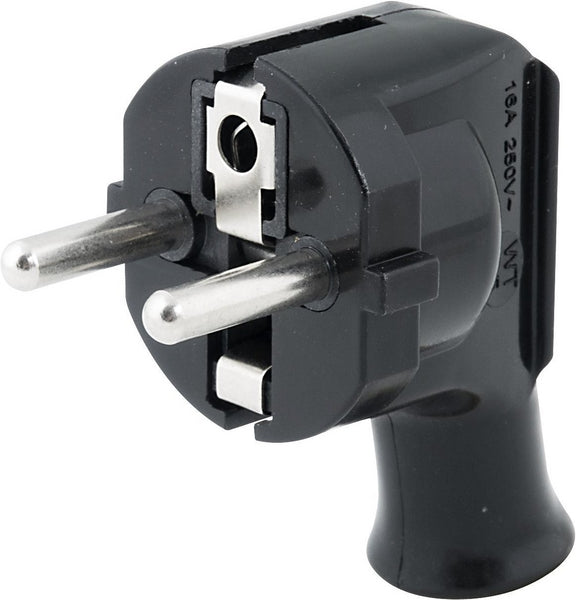 Elgotech Winkelstecker Unischuko, mit Erdung WT-35-2