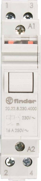 Finder Impulsrelais 2NO 16A 230VAC