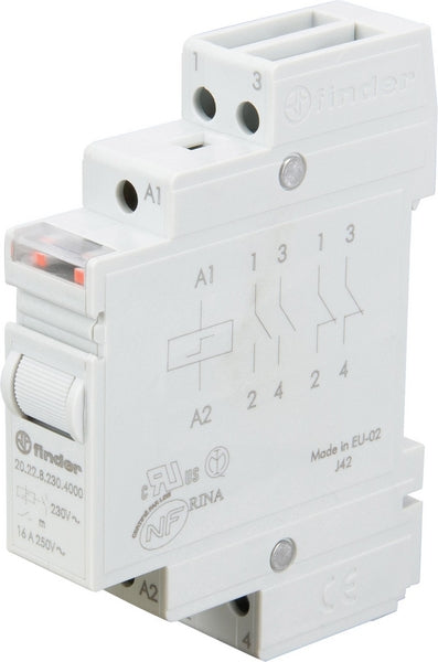 Finder Impulsrelais 2NO 16A 230VAC