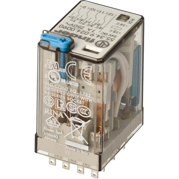 Finder Relais, 4-polig, 24V DC