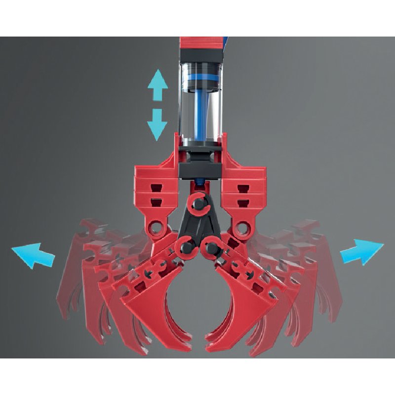 Fischertechnik 6-in-1 Traktor-Set mit Kran – Kreativbaukasten