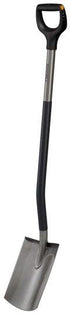 Fiskars Gartenspaten Ergonomic™ grau, abgerundet