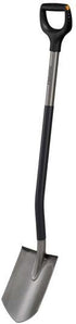 Fiskars Gartenspaten Ergonomic™ grau, spitz