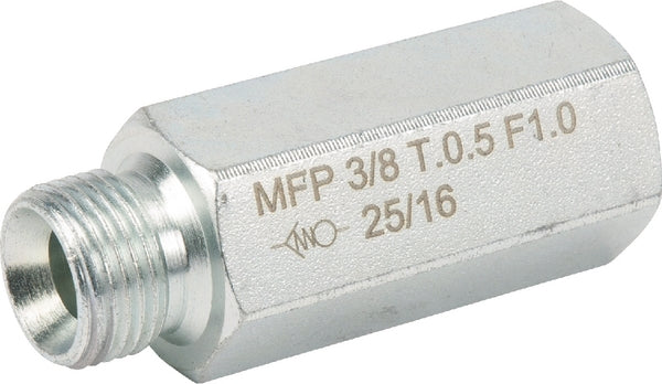FluidPress Schlauchbruchsicherungsventil, 3/8", 30L, T=1 mm