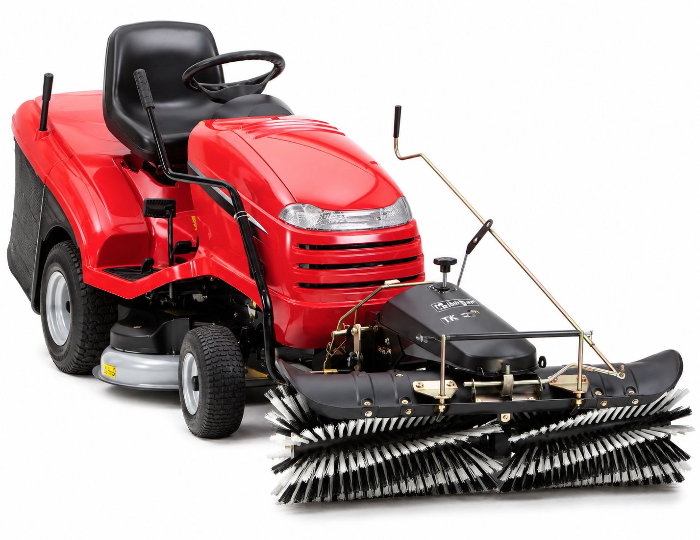 Gartenland TK 520 Anbaukehrmaschine mit 120 cm Arbeitsbreite für Rasentraktoren