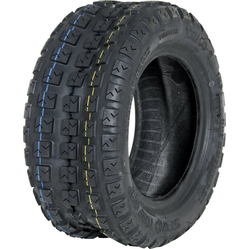 Gummireifen 160/50-8 Starco Turf Grip 4PR schlauchlos für Rasentraktoren und Gartenmaschinen
