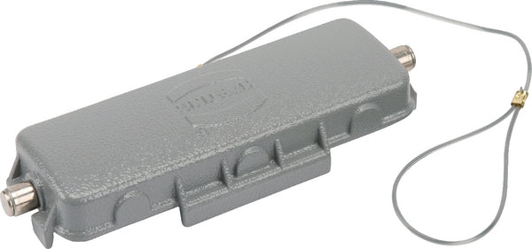 Harting Abdeckkappe 24B mit 2 nocken, Metall