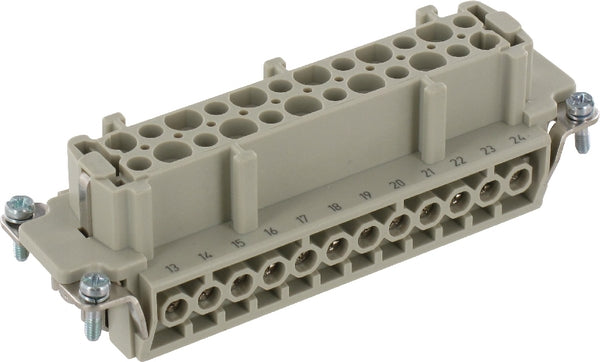 Harting Buchseneinsatz E 24P Schraubanschl. 1-24