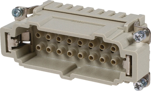 Harting Stifteinsatz E 16P Crimpanschl. 17-32