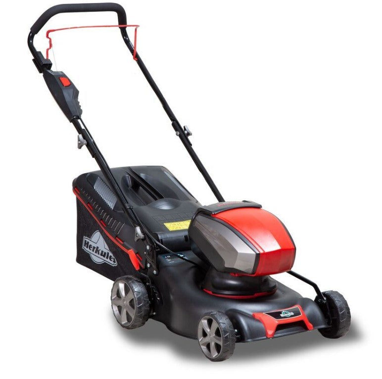 Herkules MLS-B 42 40V Akku-Rasenmäher mit 4,0Ah Akku, Stahlgehäuse und Mulchfunktion
