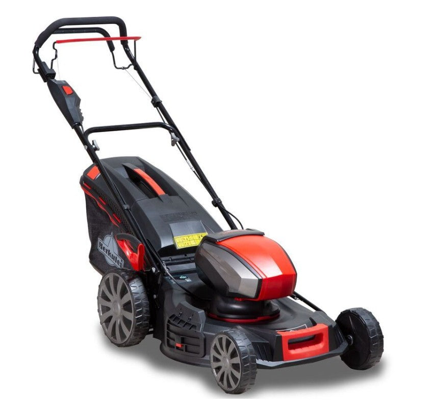 Herkules MLS-B 52 80V R5 Akku-Rasenmäher mit Hinterradantrieb, 5in1 Funktion und zwei 4,0Ah Akkus
