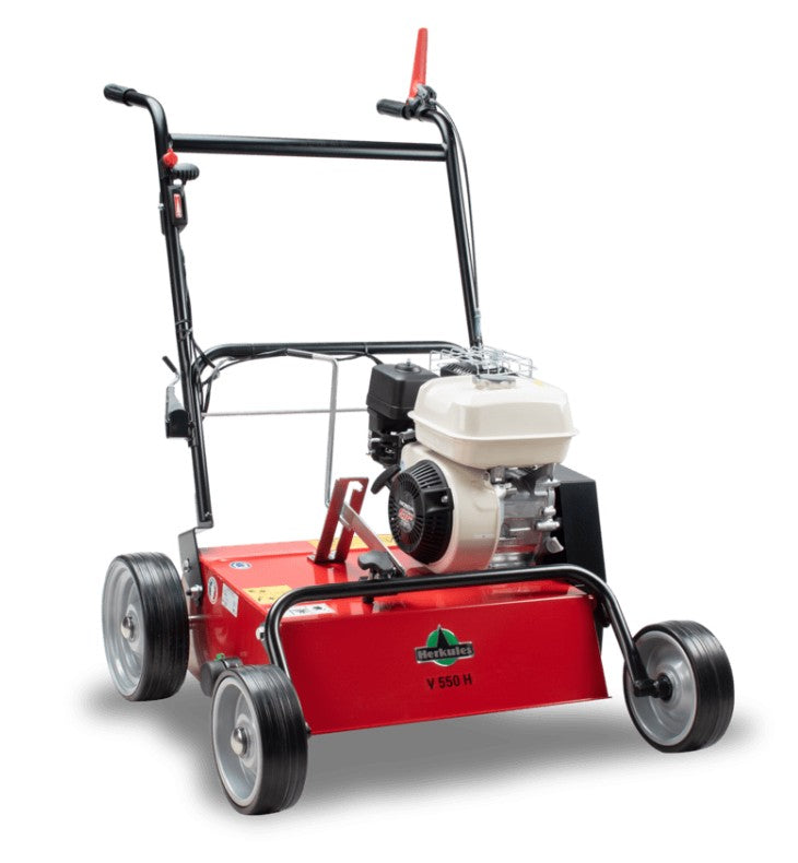 Herkules V 550 H Vertikutierer mit Honda GP160-Motor, 50 cm Arbeitsbreite und pendelnden Messern
