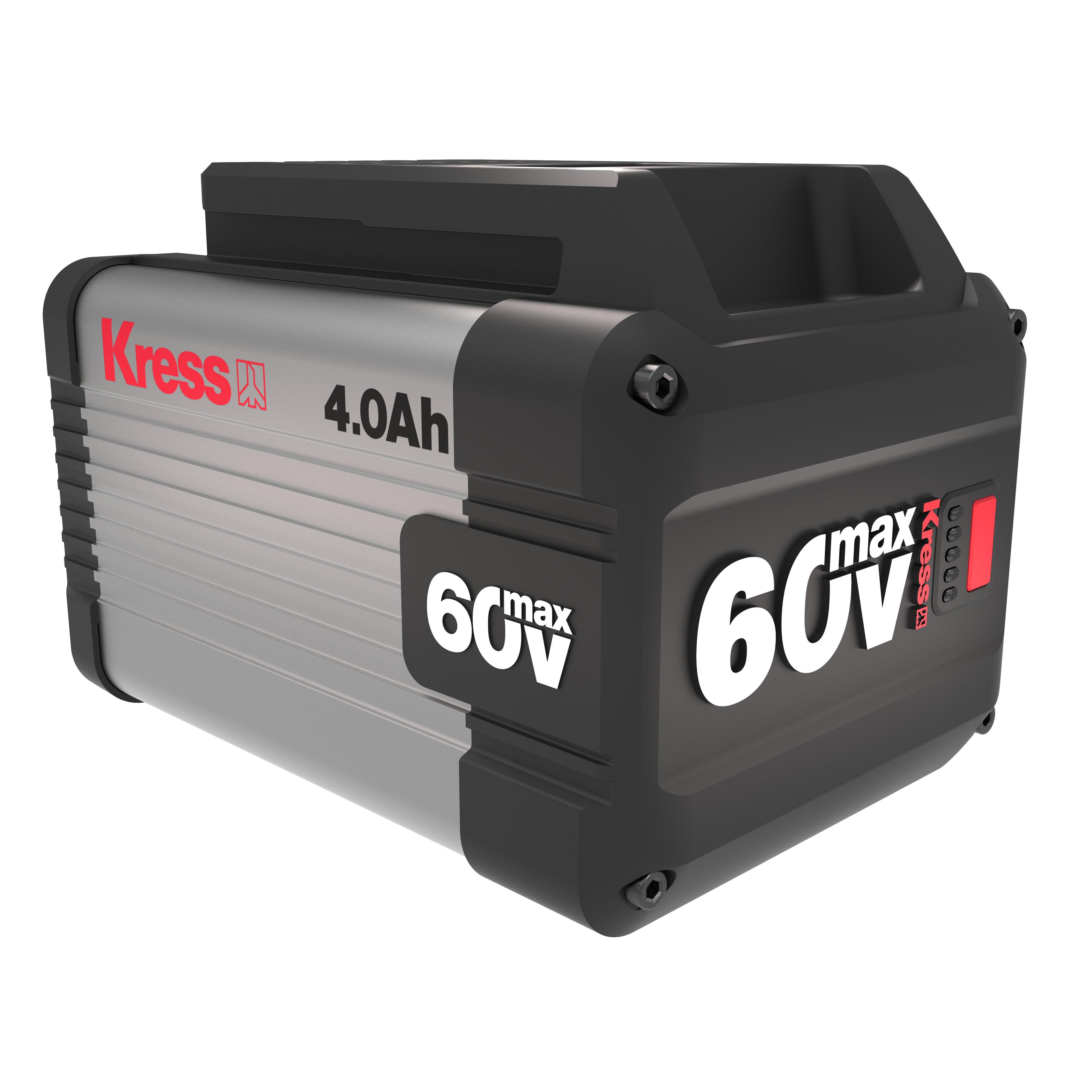 Kress Akku Schneefräse SET (inkl. 4x Akkus und Ladegerät) 61 cm 2-stufige selbstfahrende - KG470.9