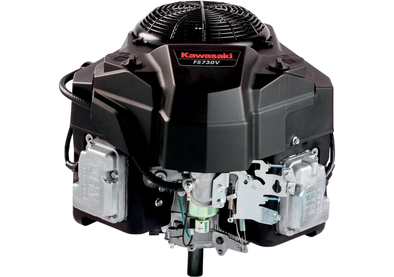Kawasaki Motor FS730V-AS02 – 22,2 PS V‑Twin mit Vertikalwelle und Standard-Luftfilter