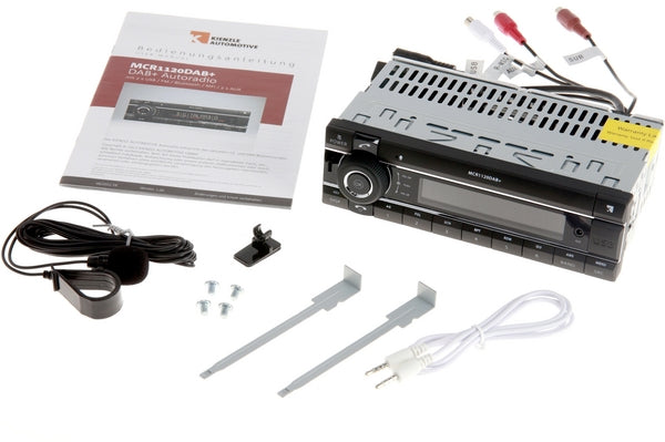Kienzle Radio mit USB/AUX/BLUETOOTH/DAB+12V, eingebaut + externes Mikrofon