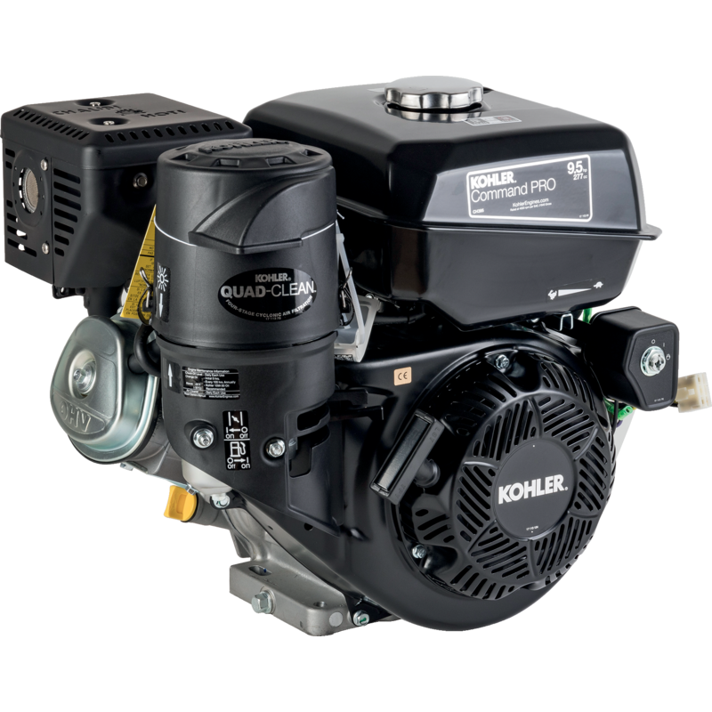 Kohler Benzinmotor 9,5 PS und Hubraum 277 ccm, mit Lichtmaschine Command Pro CH395