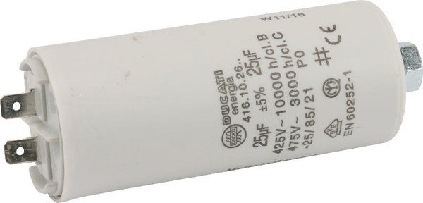 Kondensator mit Stecker 25µF