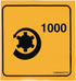 Kongskilde Aufkleber 1000 U/min
