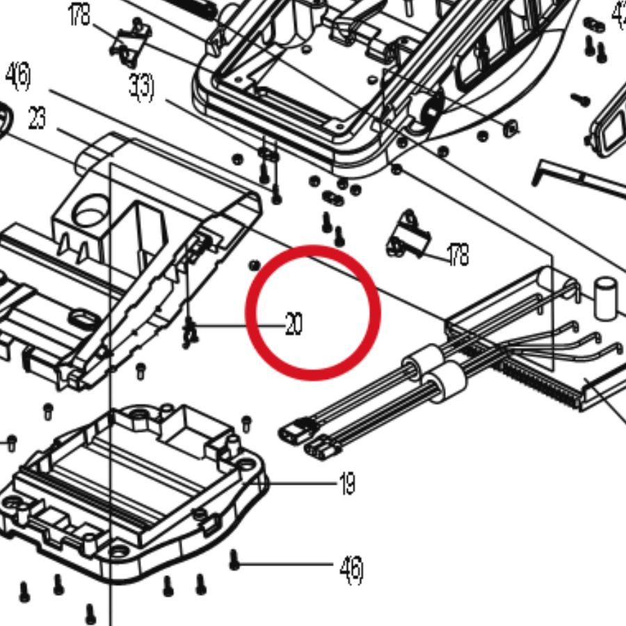 Kress Kabelclip 59000135 – Position in der Explosionszeichnung