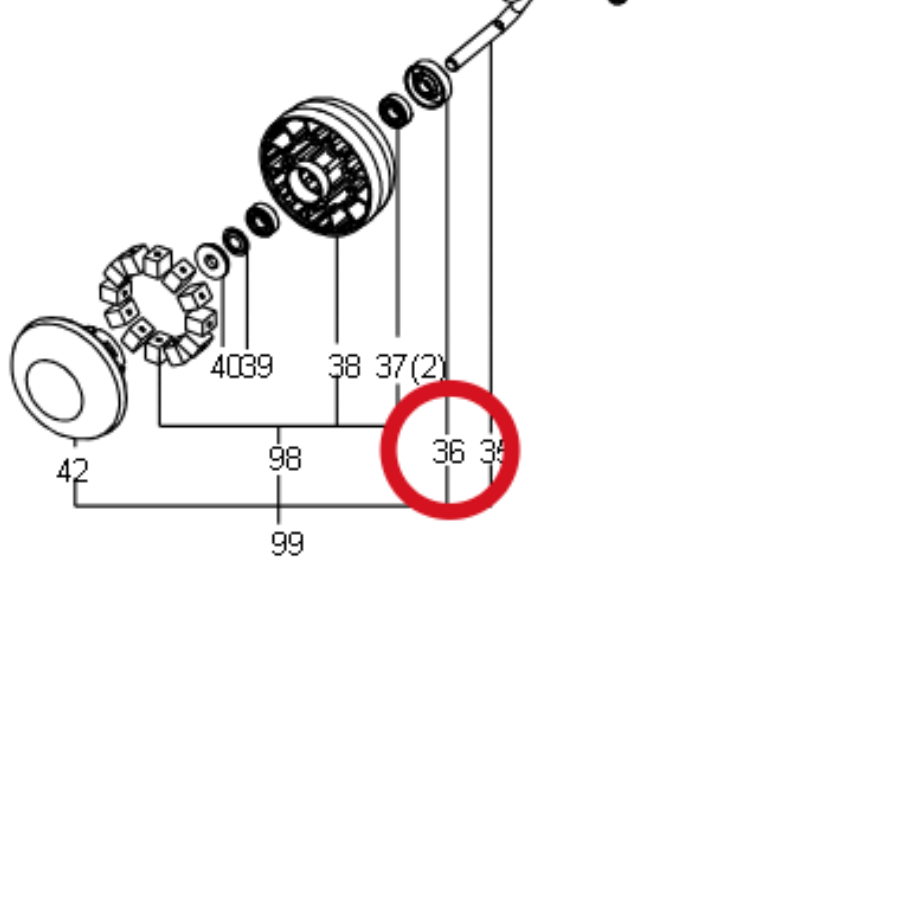 Kress Rastenblock 59000145 – Position in der Explosionszeichnung