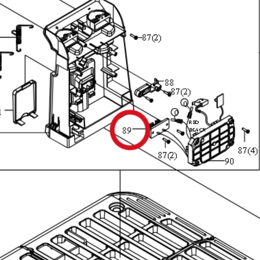 Kress Klipstecker-Leiste 59000167 – Position in der Explosionszeichnung