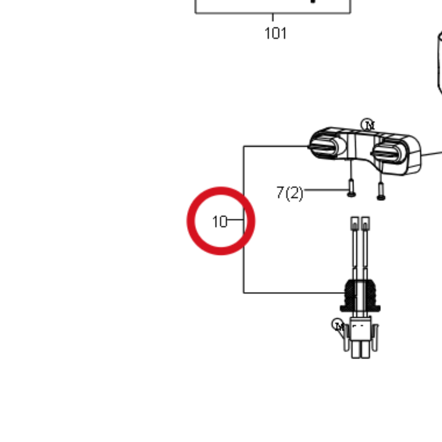 Kress Batterie-Stecker 59000177 – Position in der Explosionszeichnung