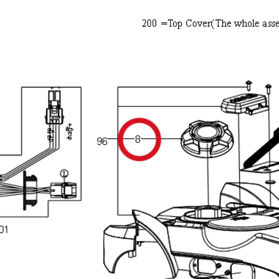 Kress Tiefeneinstellknopf 59000189 – Position in der Explosionszeichnung