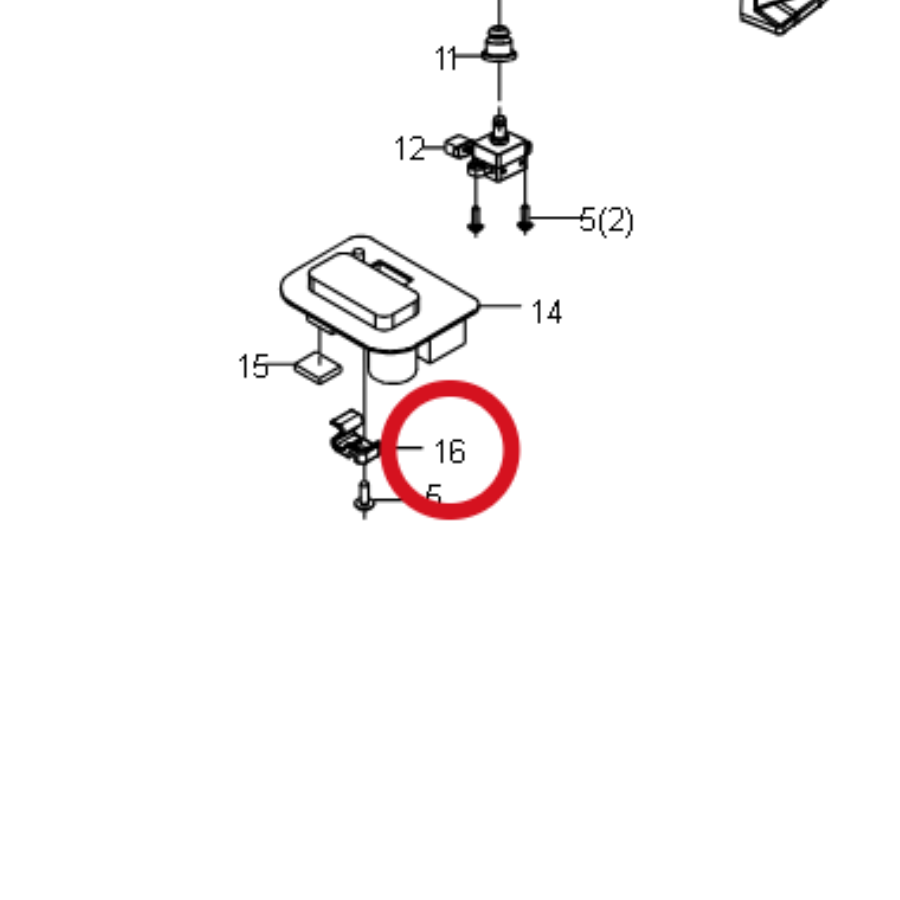Kress Andruckplatte 59000199 – Position in der Explosionszeichnung