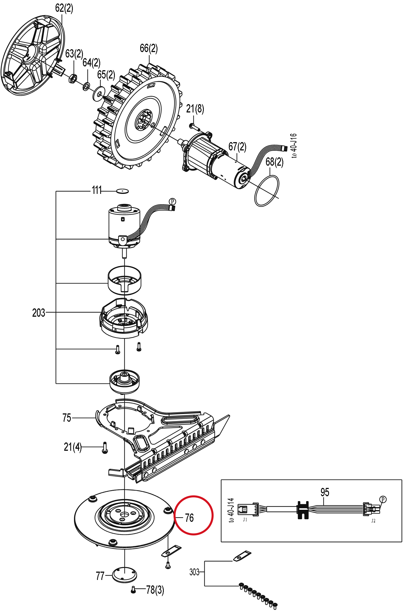 Kress Adapterring 59000234 – Position in der Explosionszeichnung