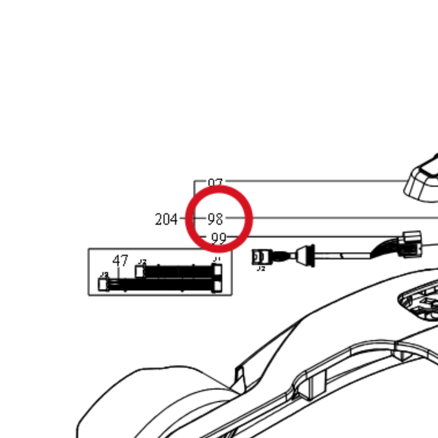 Kress Sensorbaugruppe 59000283 – Position in der Explosionszeichnung