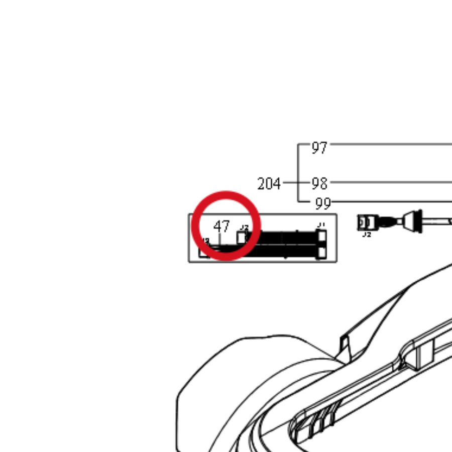 Kress Ultraschall-Kabelbaum 59000284 – Position in der Explosionszeichnung