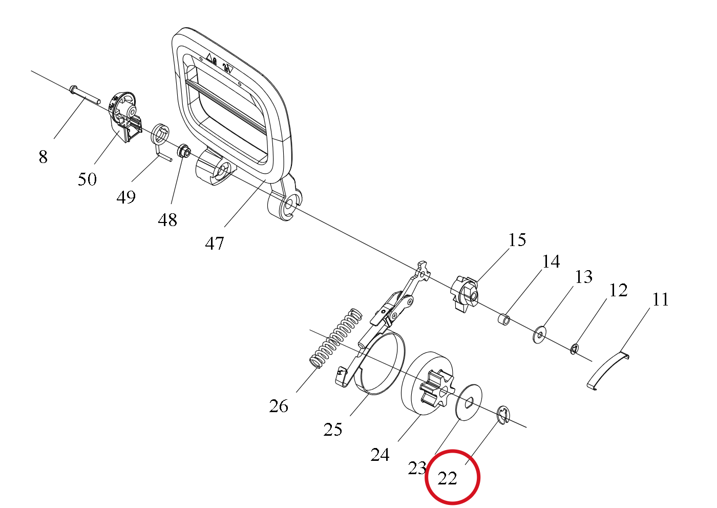 Kress E-Ring 59000411 – Position in der Explosionszeichnung
