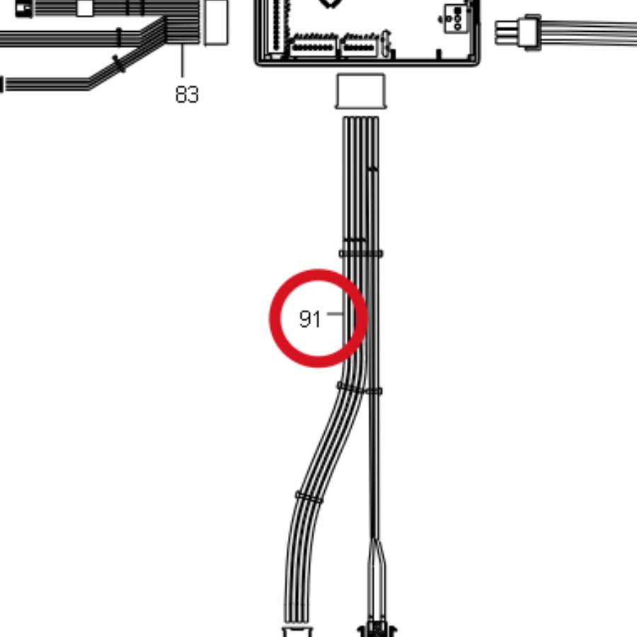 Kress Rainy USB-Kabelbaum 59001422 – Position in der Explosionszeichnung