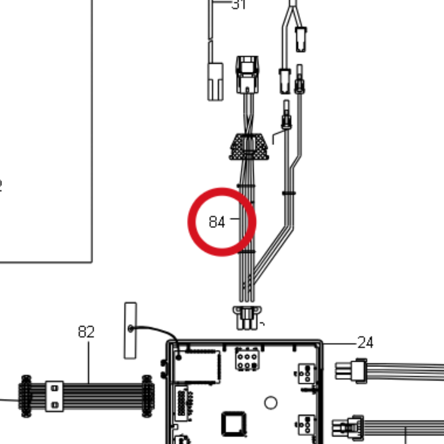 Kress Stromkabelbaum 59001436 – Position in der Explosionszeichnung