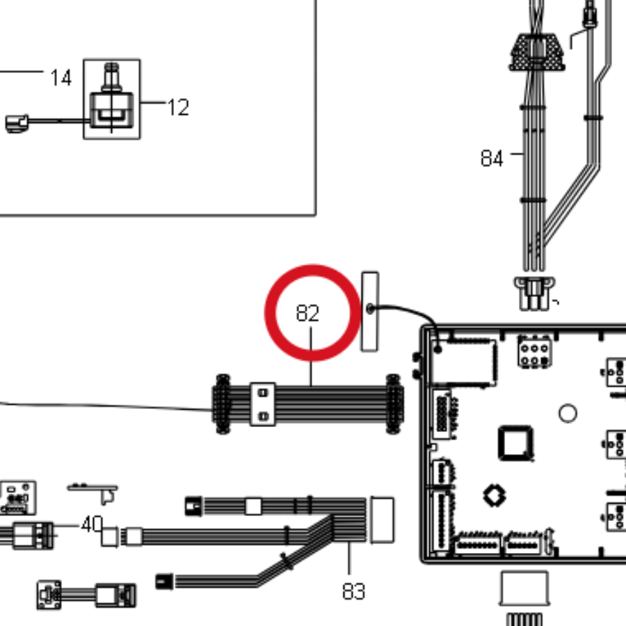 Kress Kabelbaum Anzeigetafel 59001571 – Position in der Explosionszeichnung