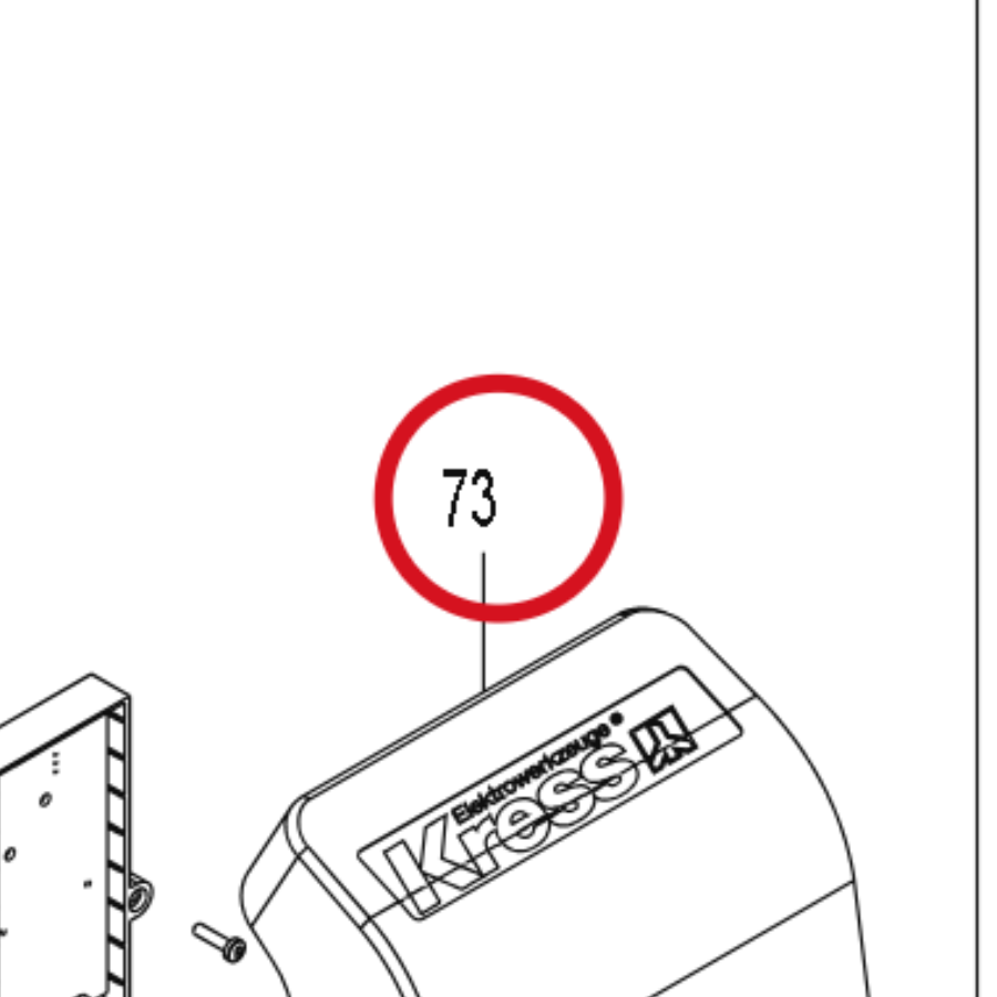 Kress Ornament-Abdeckung 59001578 – Position in der Explosionszeichnung