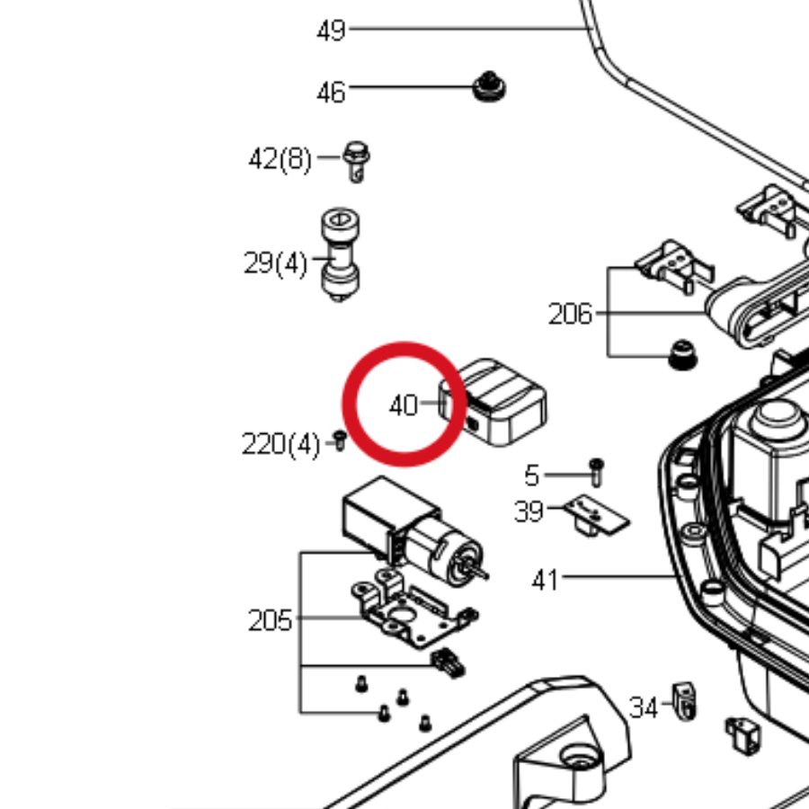 Kress Aktiator-Box 59001660 – Position in der Explosionszeichnung