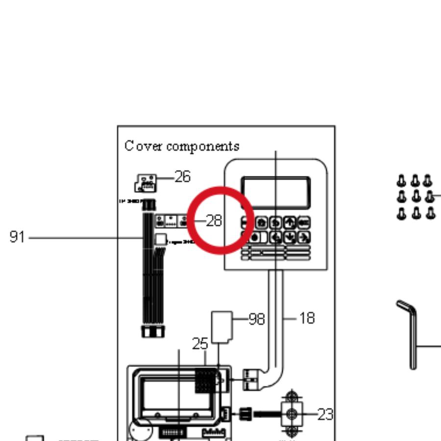Kress Steuerplatine 59001755 – Position in der Explosionszeichnung