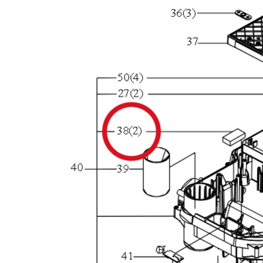 Kress Schwamm 59001857 – Position in der Explosionszeichnung