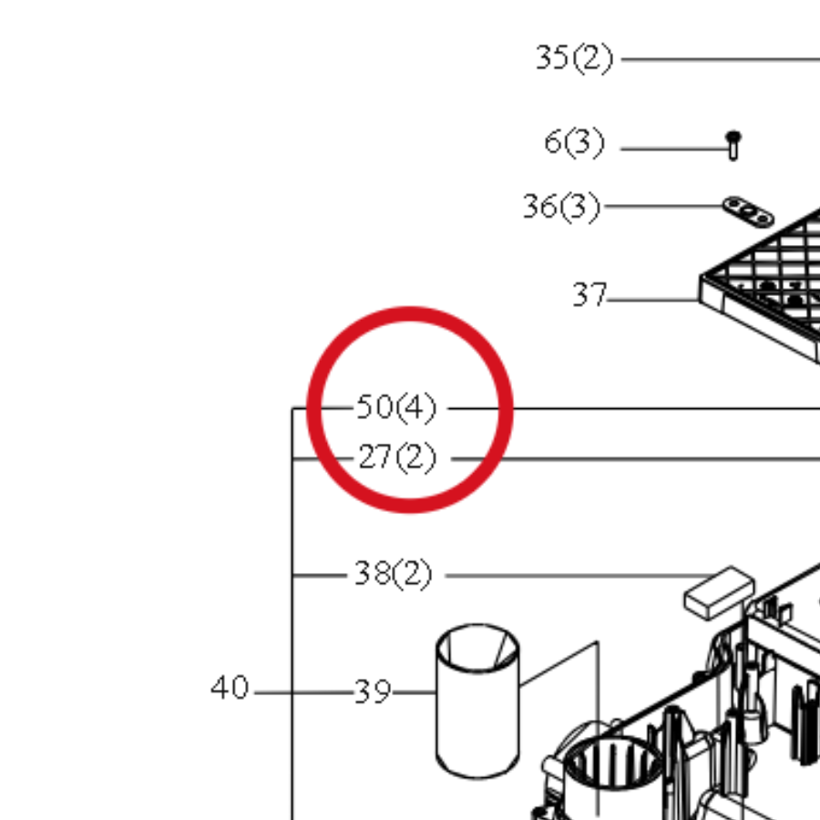 Kress Lager 59001858 – Position in der Explosionszeichnung