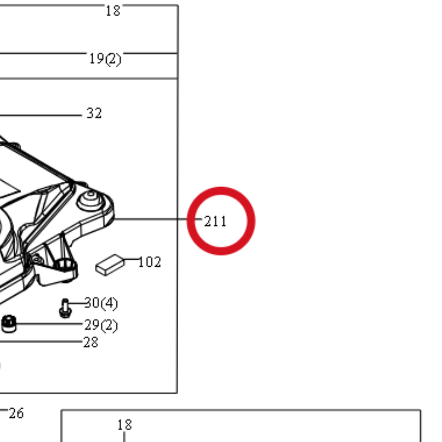 Kress Obere Abdeckung I-Baugruppe 59001859 – Position in der Explosionszeichnung
