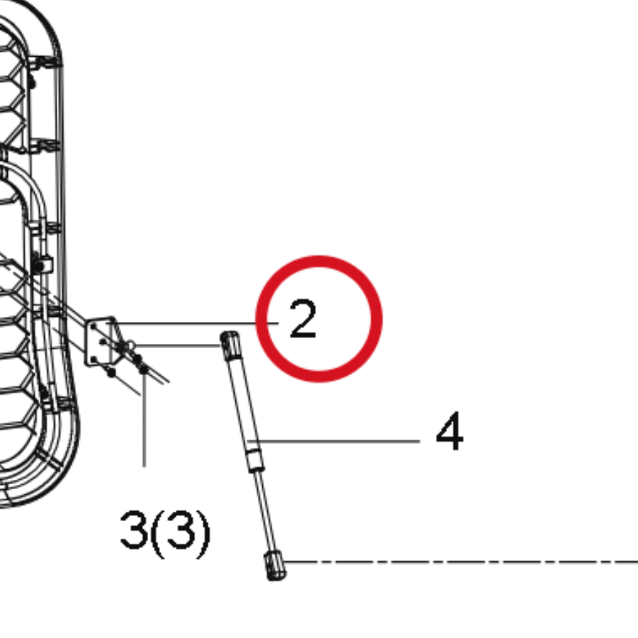 Kress Halterung 59001892 – Position in der Explosionszeichnung