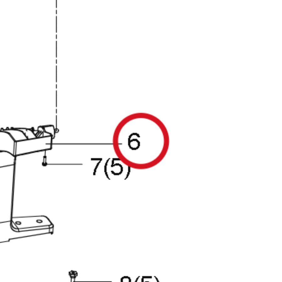Kress Sockel 59001894 – Position in der Explosionszeichnung