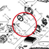 Kress Kugellager 6000 59002042 – Position in der Explosionszeichnung