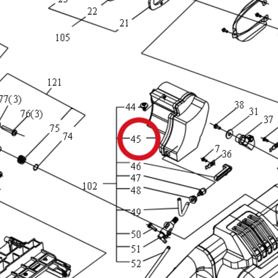 Kress Ölflasche 59002044 – Position in der Explosionszeichnung