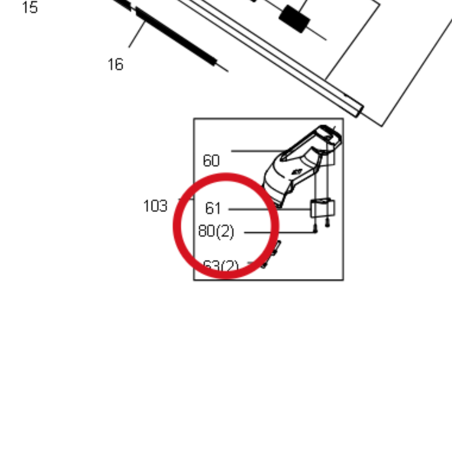Kress Selbstschneidende Schraube 59002091 – Position in der Explosionszeichnung