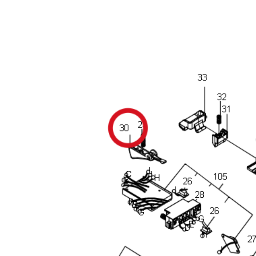 Kress Taste 59002138 – Position in der Explosionszeichnung