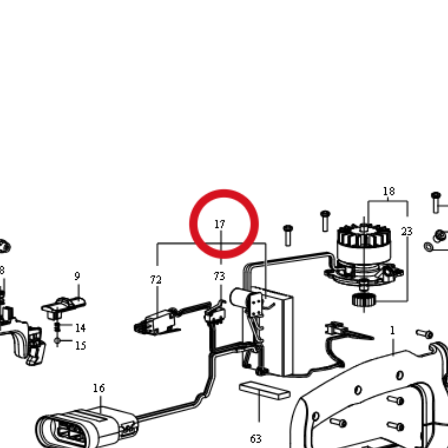 Kress Steuerplatine 59002186 – Position in der Explosionszeichnung